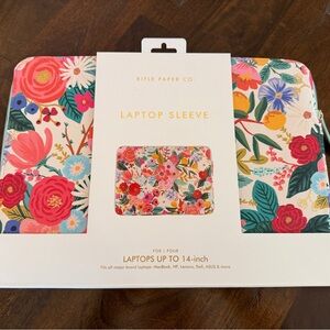 Rifle Paper Co. Vibrant Floral Laptop Sleeve